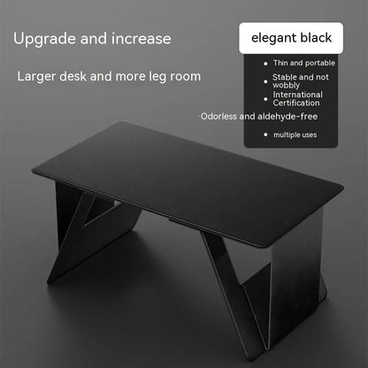 Foldable wooden laptop tablet stand with storage, standard 44 x 24cm or plus size 54.5 x 25cm.