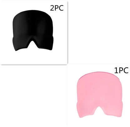 Soothing Ice Eye Mask for Headache Relief - Cooling Therapy for Relaxation