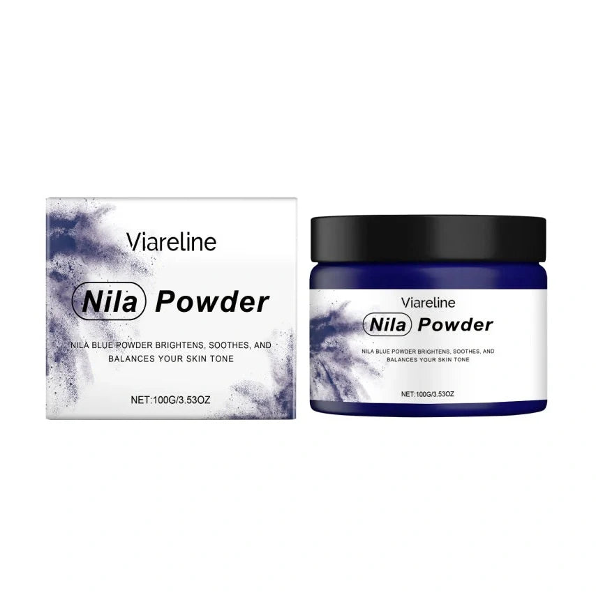 Brightening and firming facial mask powder in container with 100g content for customisable consistency