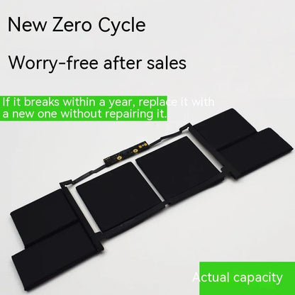 A1820 replacement battery for 2016 MacBook Pro 15 A1707, built-in laptop battery over 5001mAh, 0.5kg, one pack