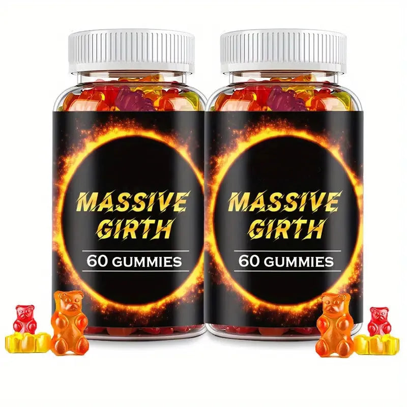 Container of dietary fibre gummies soft chew supplements with 60 tablets