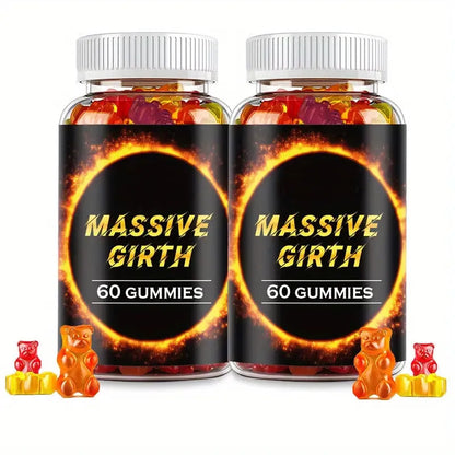 Container of dietary fibre gummies soft chew supplements with 60 tablets