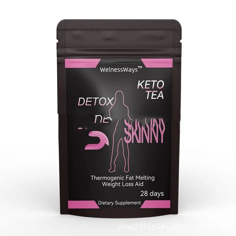 28-day herbal tea collection with multiple blends for women's body care
