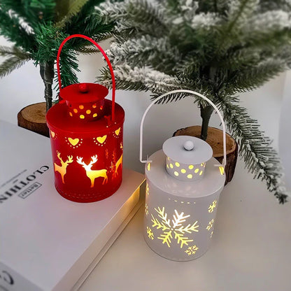 Enchanting LED candle lights with a Nordic-inspired design, creating a warm, festive ambiance for your holiday decor