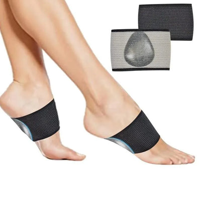Men's and women's flat foot support elastic bandage with heart pad and arch support