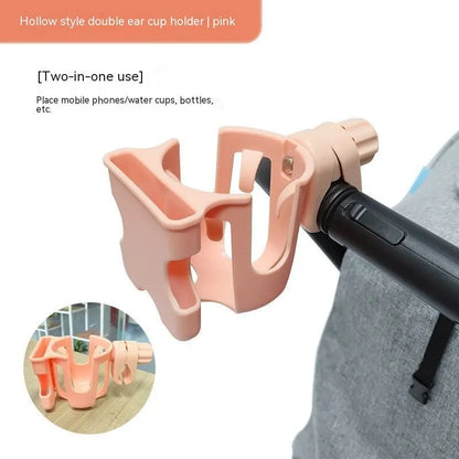 Black, green, and pink ABS plastic universal cup holder for electric cars, dimensions 19x10x11.3cm