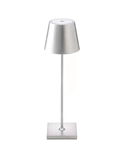 Black touch dimming wireless table lamp 38cm tall with 220 lumens output for outdoor use