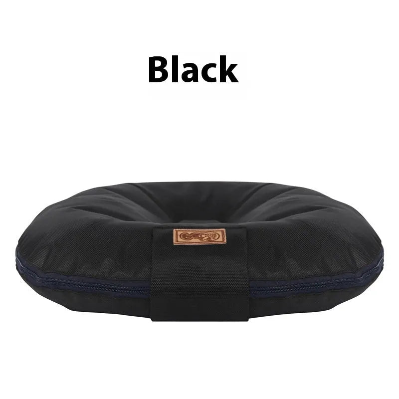 Removable Oxford cloth pet mattress for dogs with PP cotton filling in black, grey, red or brown