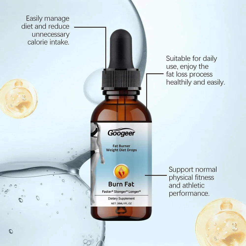 Googeer 30ml essential oil body treatment bottle with dropper for measured application