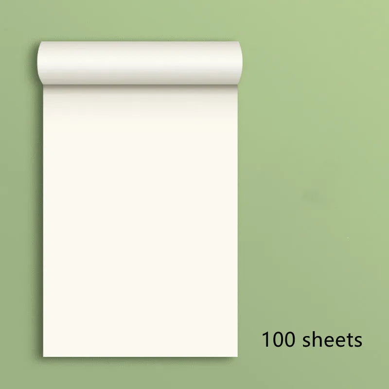 A5 calculus draft notebook with cream-coloured eye protection paper in simple style