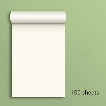 A5 calculus draft notebook with cream-coloured eye protection paper in simple style