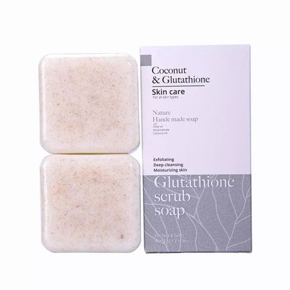 Handmade Frosted Turmeric Cleansing Soap 140g with natural anti-inflammatory benefits