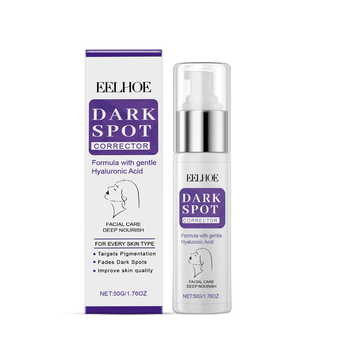 Daily moisturising cream with 50g content in 3.5cm packaging for skincare hydration