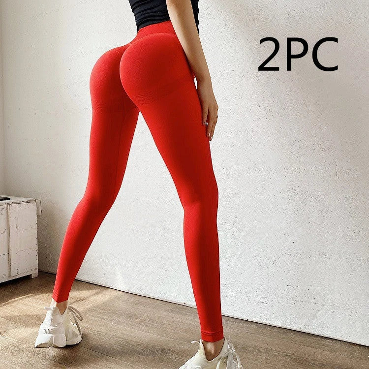 Stylish and figure-flattering butt-lifting workout leggings for women in various colors