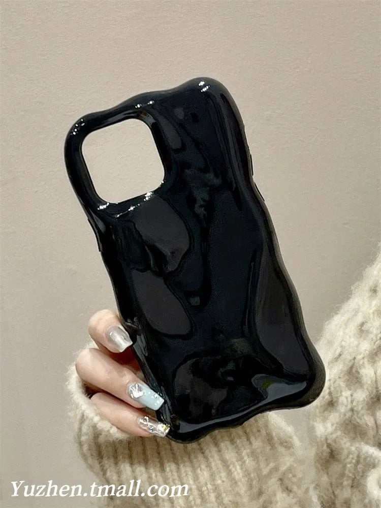 3D macaron candy coloured all-inclusive TPU phone case for iPhone with bracket and magnetic suction, shown in five colours