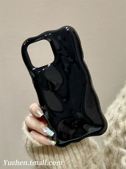 3D macaron candy coloured all-inclusive TPU phone case for iPhone with bracket and magnetic suction, shown in five colours