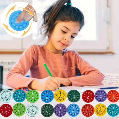 Vibrant Math Fidget Spinners for educational fun and stress relief