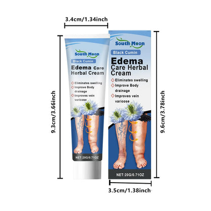 20g white tube of Herbal Gentle Soothing Leg Care Cream with black grass seeds and horse chestnut.