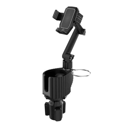 Green car organiser holder for drinks, kettles, and phones with 3.0kg capacity and ABS/PC construction