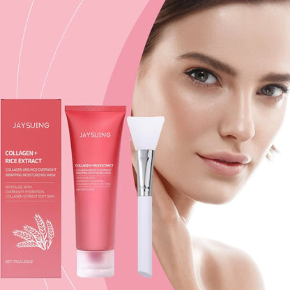 Glowing Skin Rejuvenation Mask with brush applicator and 75g collagen formula