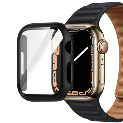 PC Tempered Film protective case for Apple Watch in various colours and sizes.