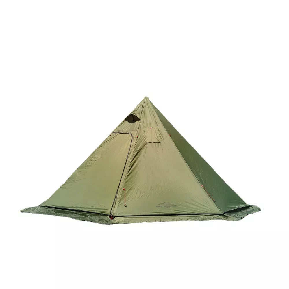 400PRO Winter Snow Skirt Camping Tent with aluminum alloy frame and PU3000mm waterproof rating