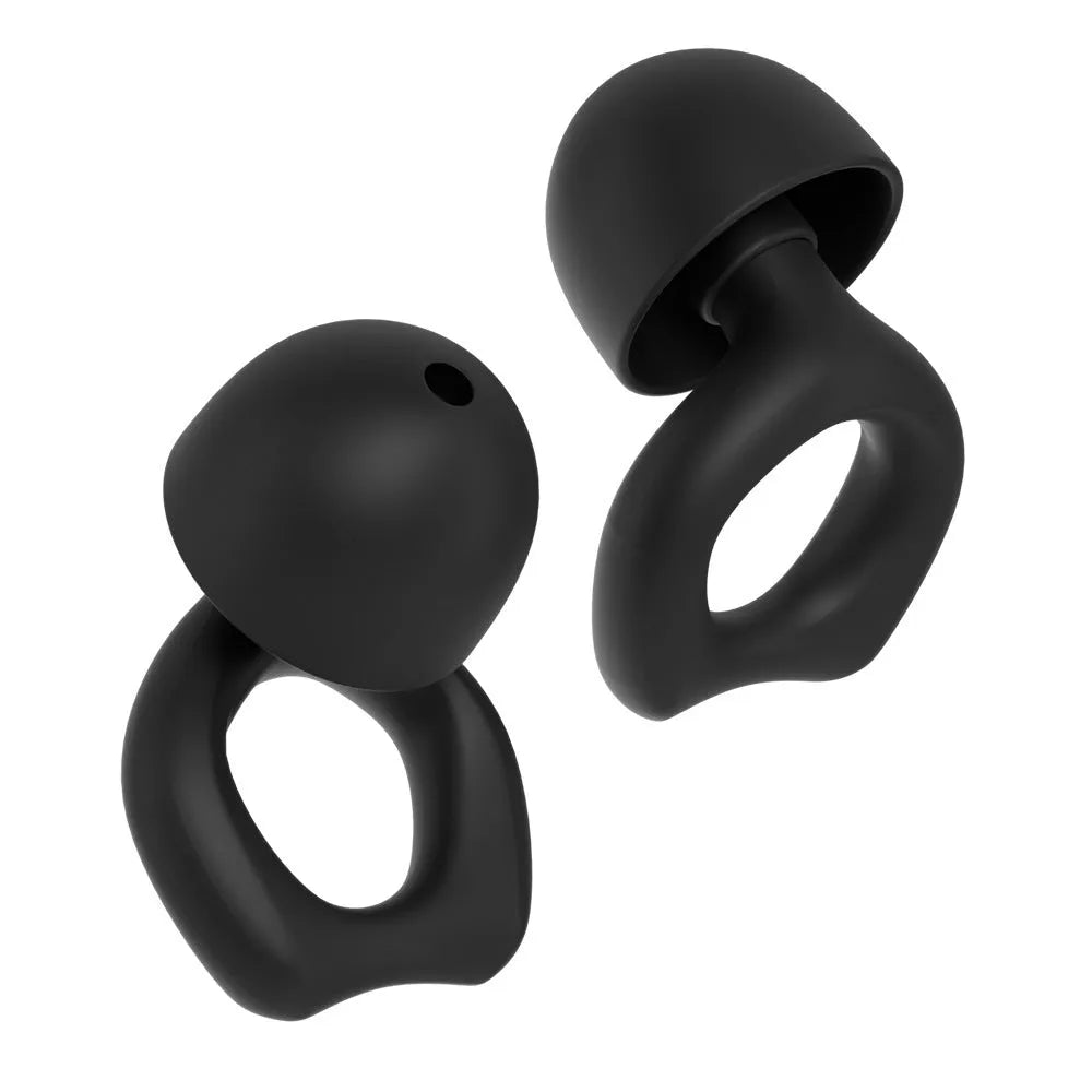 Silicone soundproof earplugs in five colour options with OPP packaging