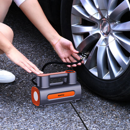 12V DC Portable Tire Inflator with digital display and USB charging