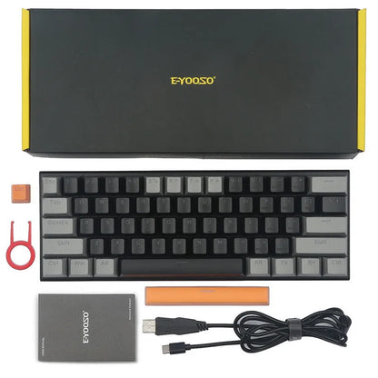 Z11 aluminium alloy mechanical keyboard key caps in Black Gray Green and Gray Black Red colour options