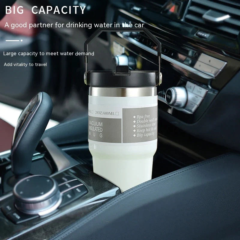 Premium stainless steel insulated tumbler with double-wall vacuum technology, available in multiple vibrant colors and sizes