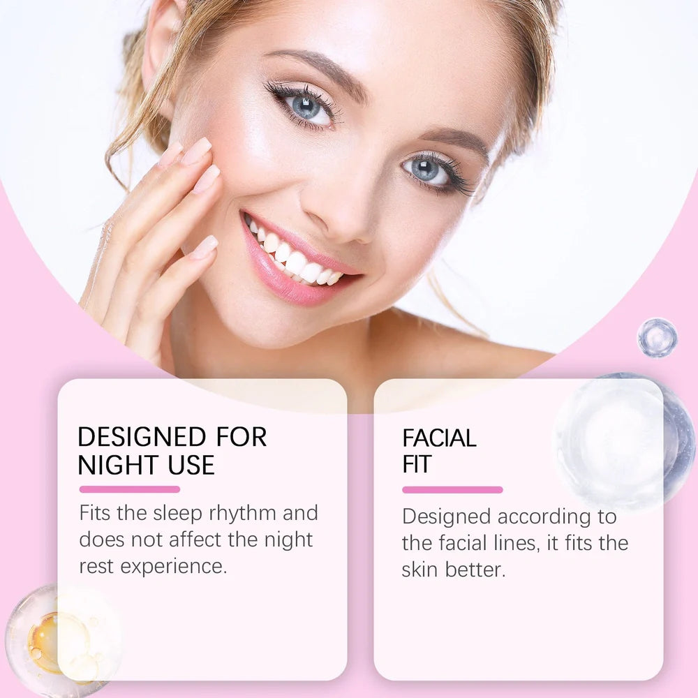Facial skin fine lines nursing adhesive bandage with 144 hyaluronic acid patches in packaging