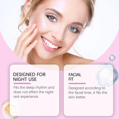 Facial skin fine lines nursing adhesive bandage with 144 hyaluronic acid patches in packaging
