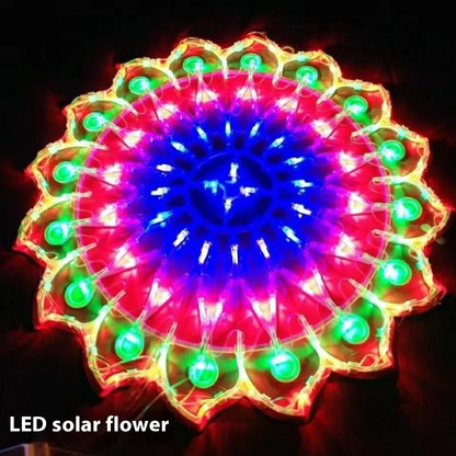 Plug-in outdoor string lights with peacock, love, sunflower, and star designs, rated IP44 for weather resistance.