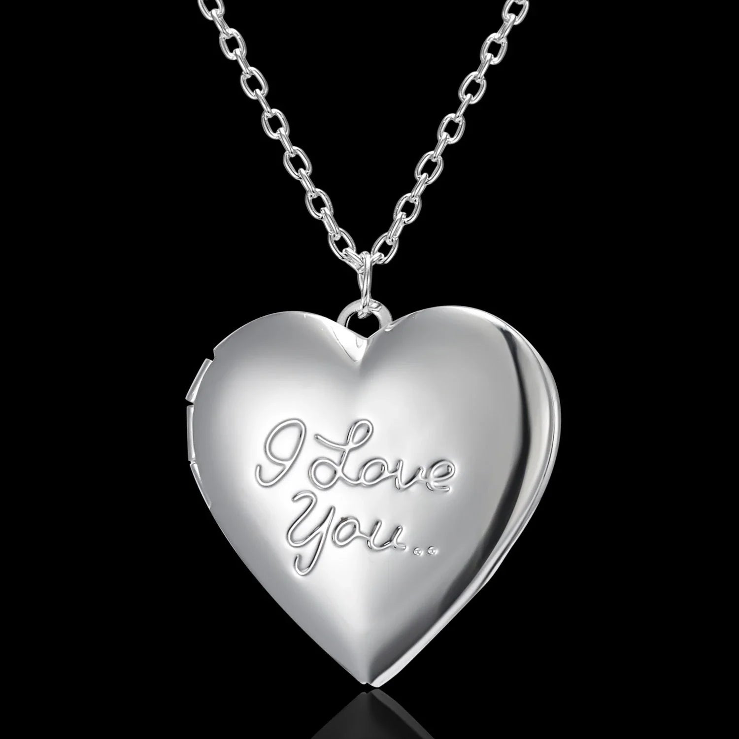 Personalized Heart-Shaped Photo Frame Necklace with various color options, showcasing the unique design and ability to display a cherished photo
