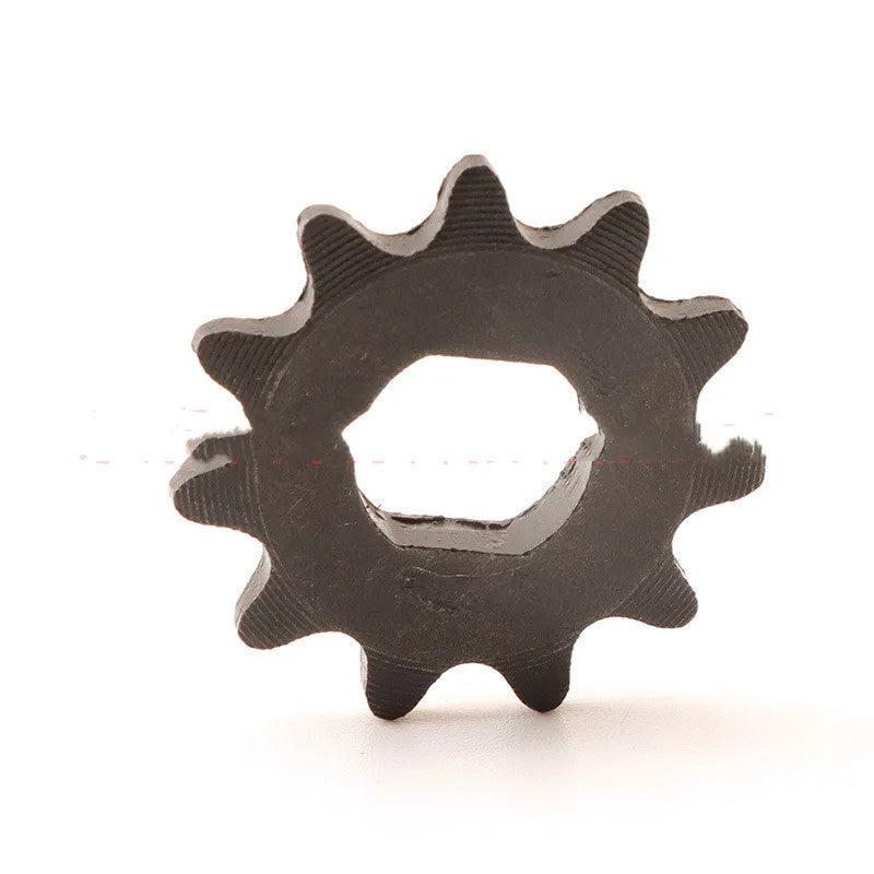 11-tooth cast iron motorcycle gear for 25hT8F chain reduction motor conversion