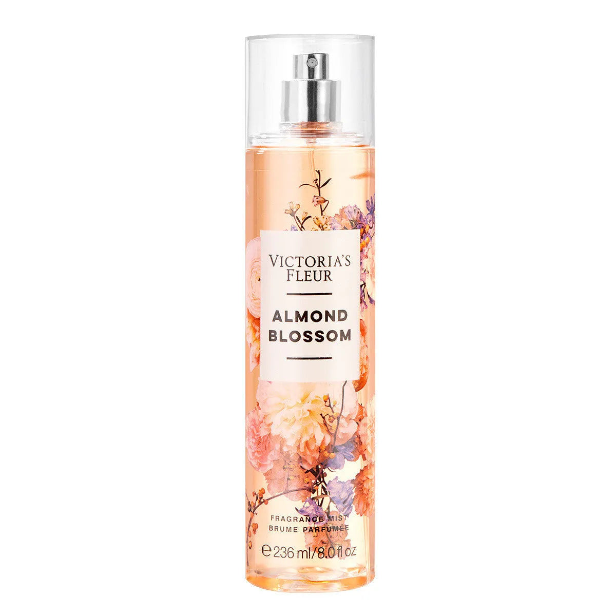 236ml floral fruity body spray perfume bottle with 7-12% fragrance rate, available in four scents