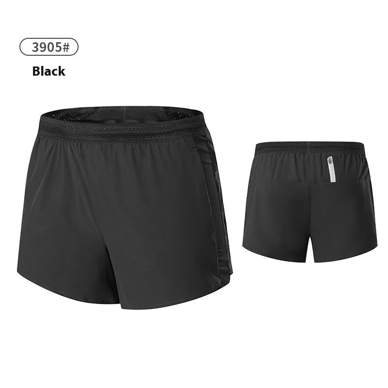 Men's solid-colour polyester basketball shorts with a low-rise waistband, shown in a selection of available colours.