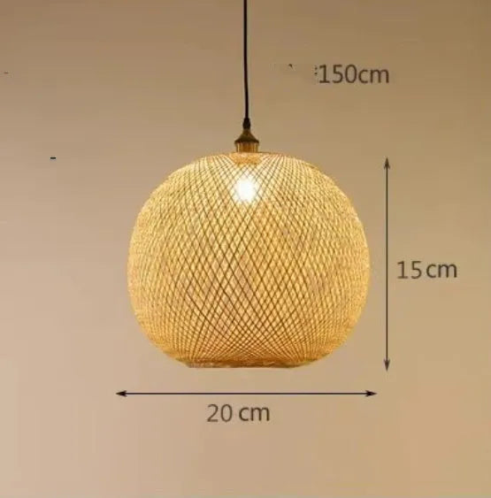 Pastoral style chandelier available in diameters from 20cm to 55cm with three-head configuration options