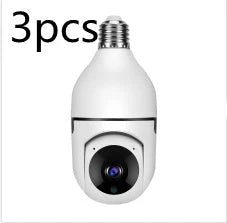 Versatile 1080p Wi-Fi Camera Bulb with 4x Zoom and Smart Home Monitoring Features