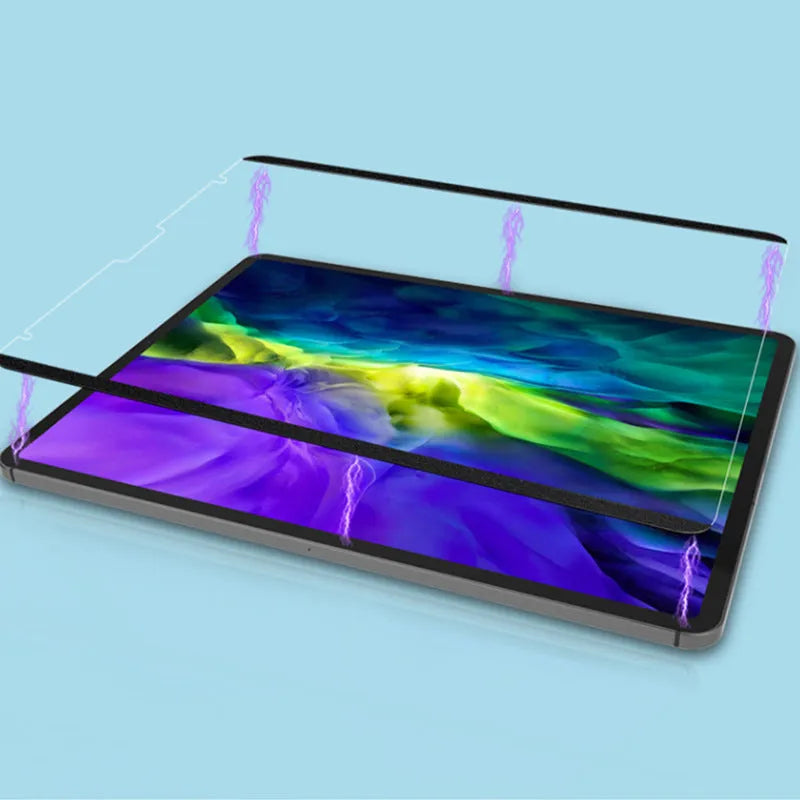 11-inch magnetic PET drawing film for iPad with application tools on a colour box.