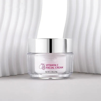 Vitamin C Face Cream 30g jar with dimensions 6cm by 6cm by 5.2cm