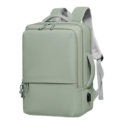 Waterproof oxford cloth commuter backpack in multiple colours with air pillow belt