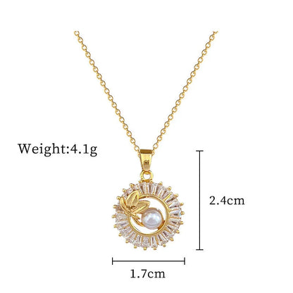 Personalized jewelry set with necklace, earrings, and ring featuring diamond-accented leaves design