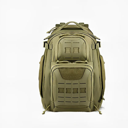45L camouflage tactical backpack with multiple compartments for mountain climbing gear