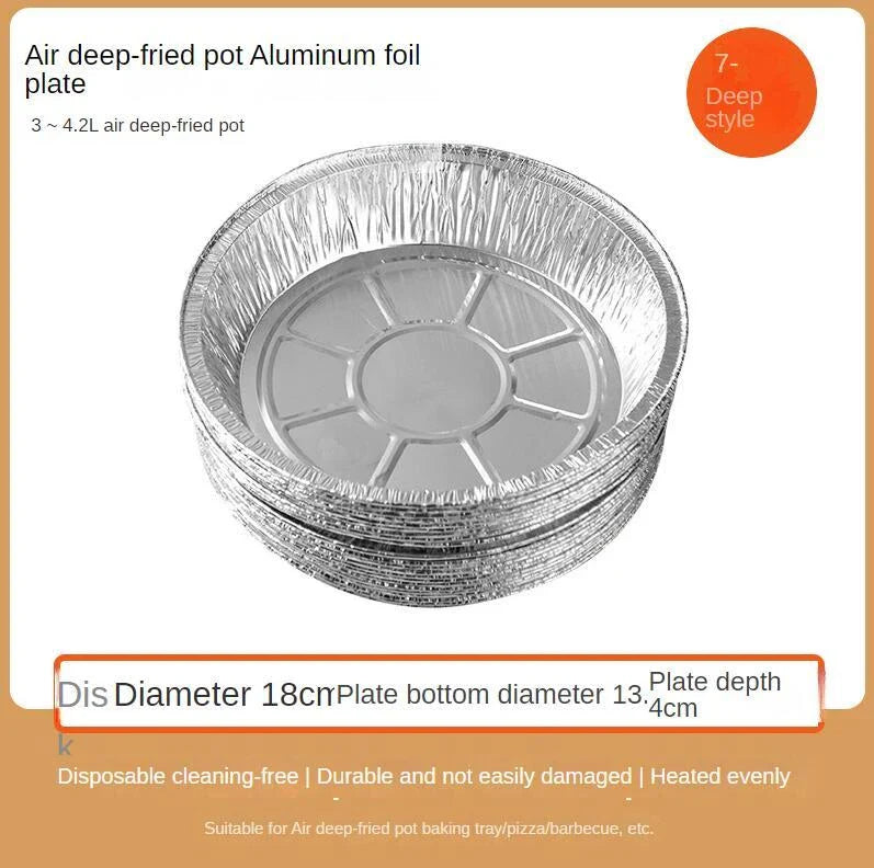 Premium aluminum foil liners for air fryers, ovens, and other cookware. Durable, non-stick design for easy cleanup.