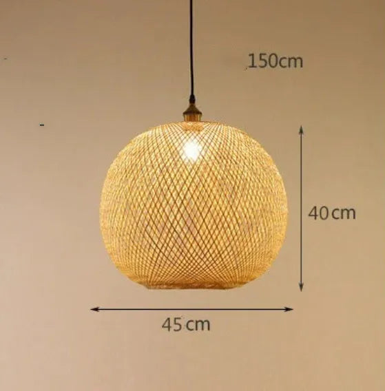 Pastoral style chandelier available in diameters from 20cm to 55cm with three-head configuration options