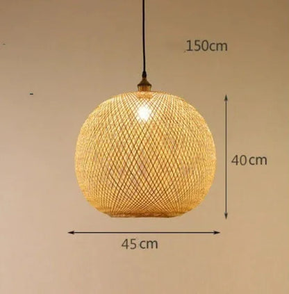 Pastoral style chandelier available in diameters from 20cm to 55cm with three-head configuration options