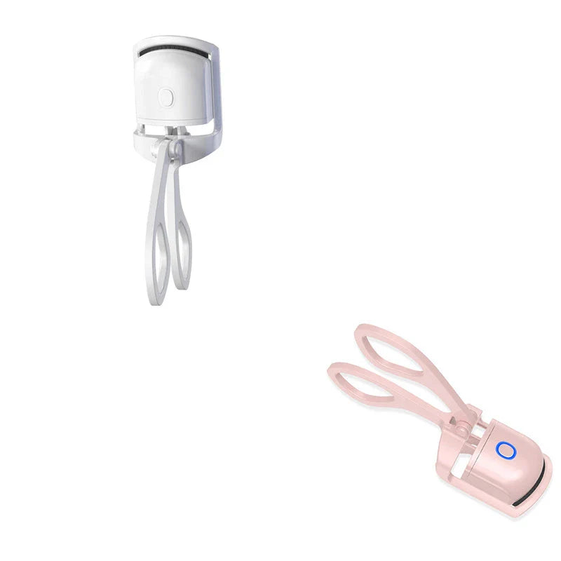 Heated Eyelash Curler with Dual Temperature Settings and Rechargeable Battery for Long-Lasting, Natural-Looking Curl