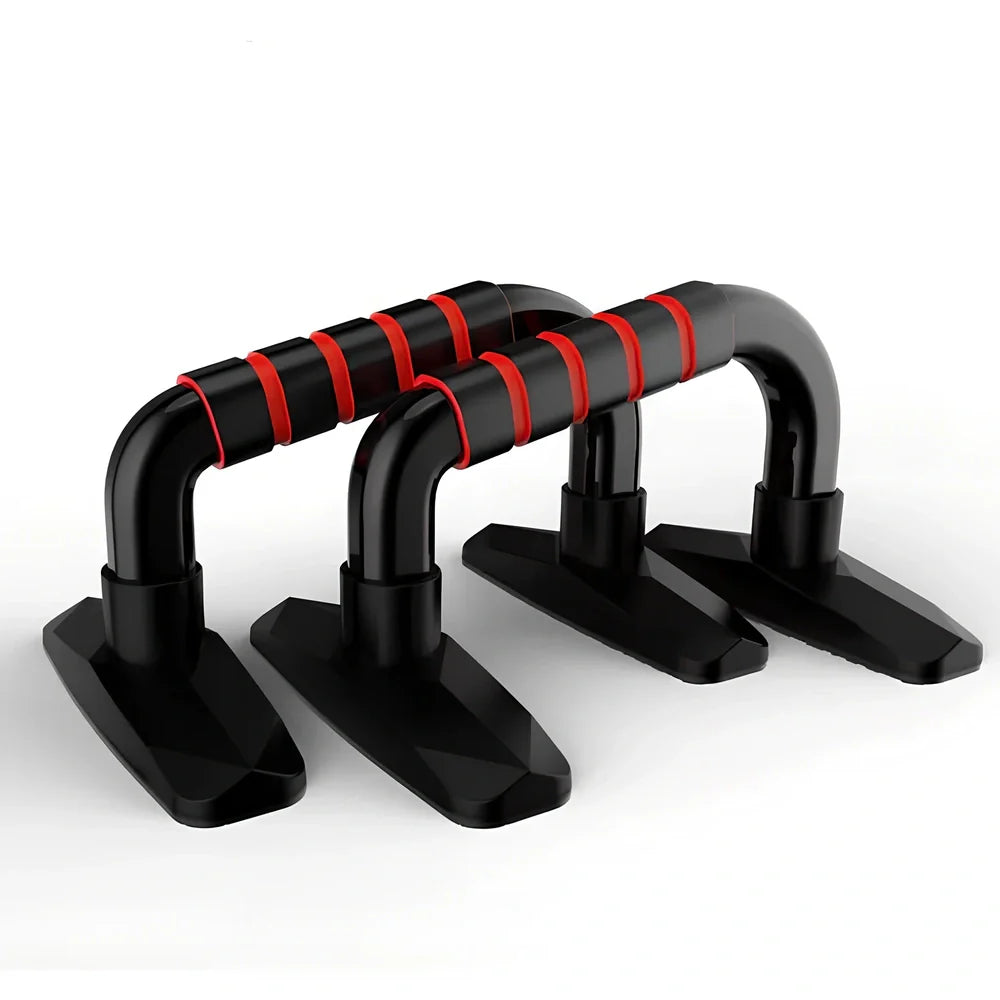 I-shaped push-up bracket with adjustable height settings showing 14 cm long foot platforms
