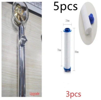 Turbo Propeller Shower Head with 360° fan extension and holder for a luxurious shower experience